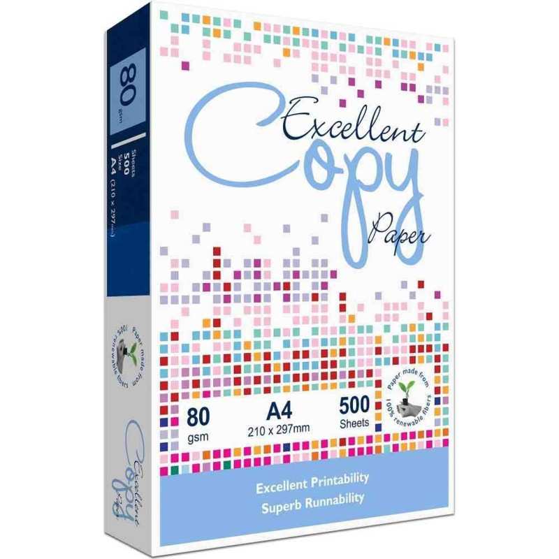 5 pz Excellent Copy Paper carta risma A4 21x29,7 cm, 80gr - 5 x 500 ff