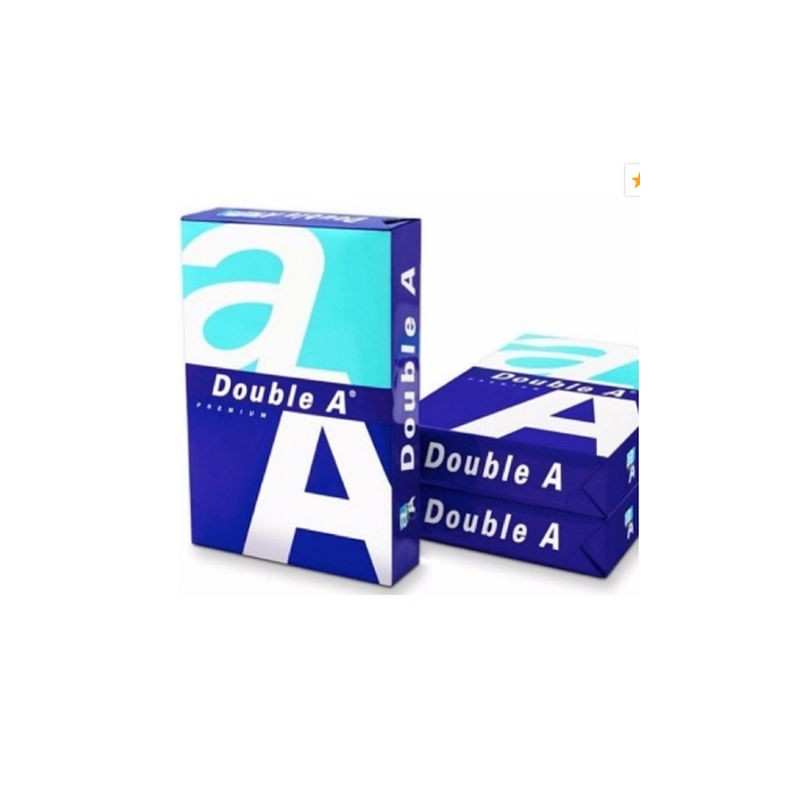 5 pz Double A - Formato A4 - 21x29,7 cm 80gr per ufficio, stampe e fotocopie - 5x500 fogli