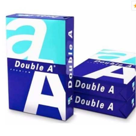 5 pz Double A - Formato A4 - 21x29,7 cm 80gr per ufficio, stampe e fotocopie - 5x500 fogli