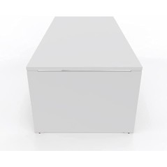 Scrivania 160x80 cm Bianco Seta con piano e gambe in legno Eidos sp. 30mm