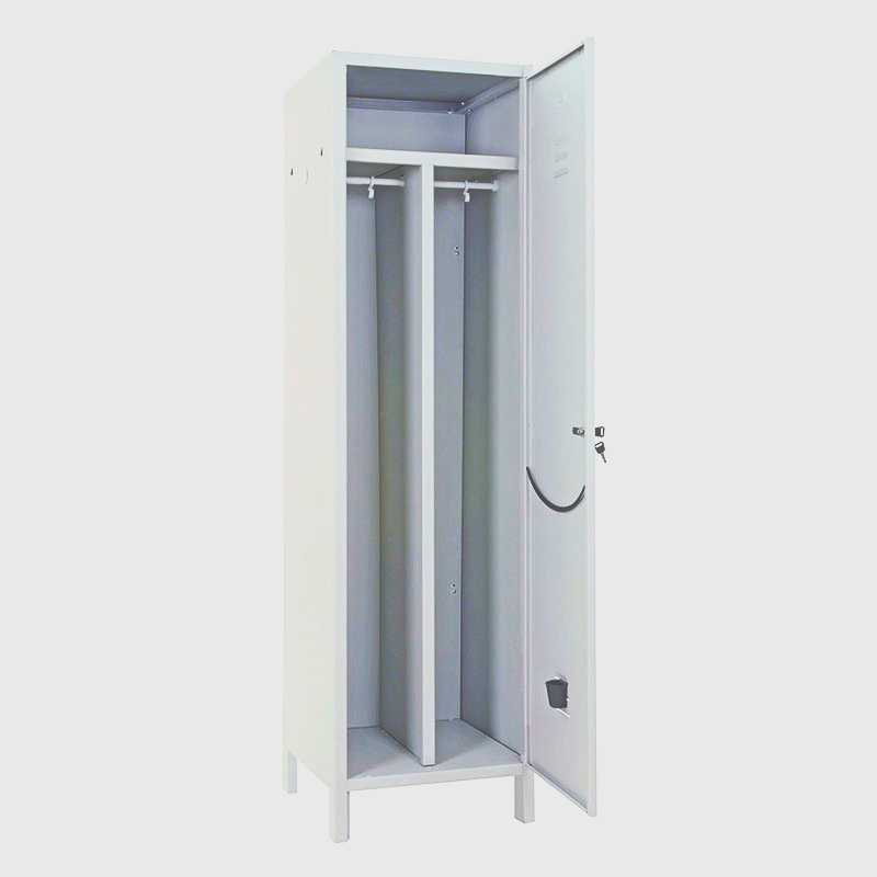 Armadio Sporco/Pulito H180xL50xP50cm 1 posto - Colore Bianco