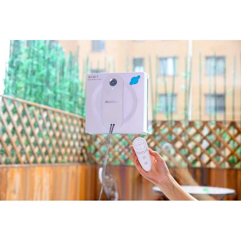 Mamibot iGLASSBOT W120-F Robot lavavetri Automatico Pulizia vetri con funzione di auto-spruzzo d'acqua - colore bianco