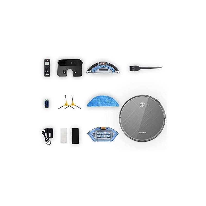 Mamibot EXVAC660T + PLATINUM Robot aspirapolvere lavapavimenti, controllo da APP, Alexa Google