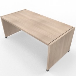 Scrivania con piano e gambe in legno Tower Evo