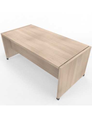 Scrivania con piano e gambe in legno Tower Evo