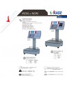 Bilancia omologata Waage Nori doppio display LCD 2 operatori 6-15kg o 15-30kg