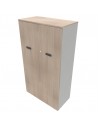 Armadio medio con ante in legno con serratura Tower Evo