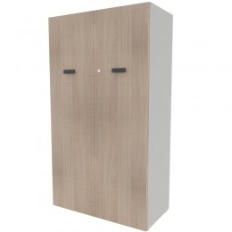 Armadio medio con ante in legno con serratura Tower Evo