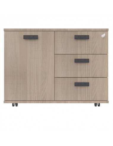 Mobile di servizio con ruote e cassettiera Tower Evo