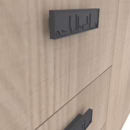 Mobile di servizio con ruote e cassettiera Tower Evo