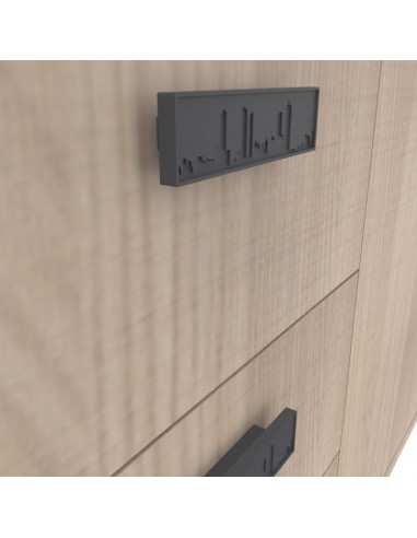 Mobile di servizio con ruote e cassettiera Tower Evo