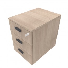 Cassettiera in legno su ruote Tower Evo