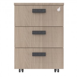 Cassettiera in legno su ruote Tower Evo