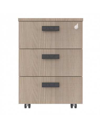 Cassettiera in legno su ruote Tower Evo