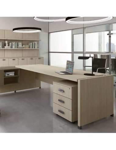 Cassettiera in legno su ruote Tower Evo