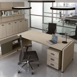 Cassettiera in legno su ruote Tower Evo