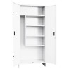 Armadio Portascope metallo alto H180 x L100 x P40 cm - Colore Bianco