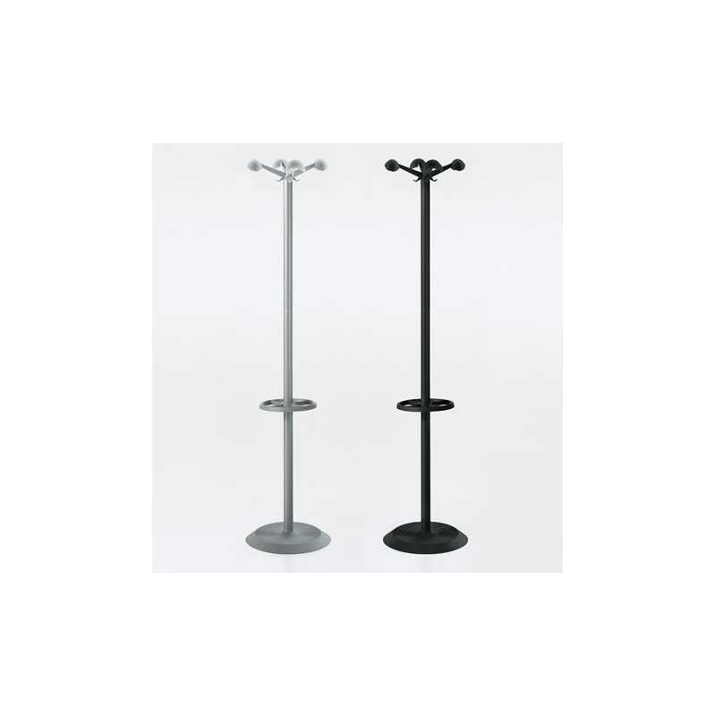 Appendiabiti Caimi Hill design Ø 39 x h 161 cm colore grigio struttura in acciao