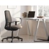 Home Office Paolo - Scrivania 100x60x73cm gambe metalliche a cavalletto - Colore Bianco