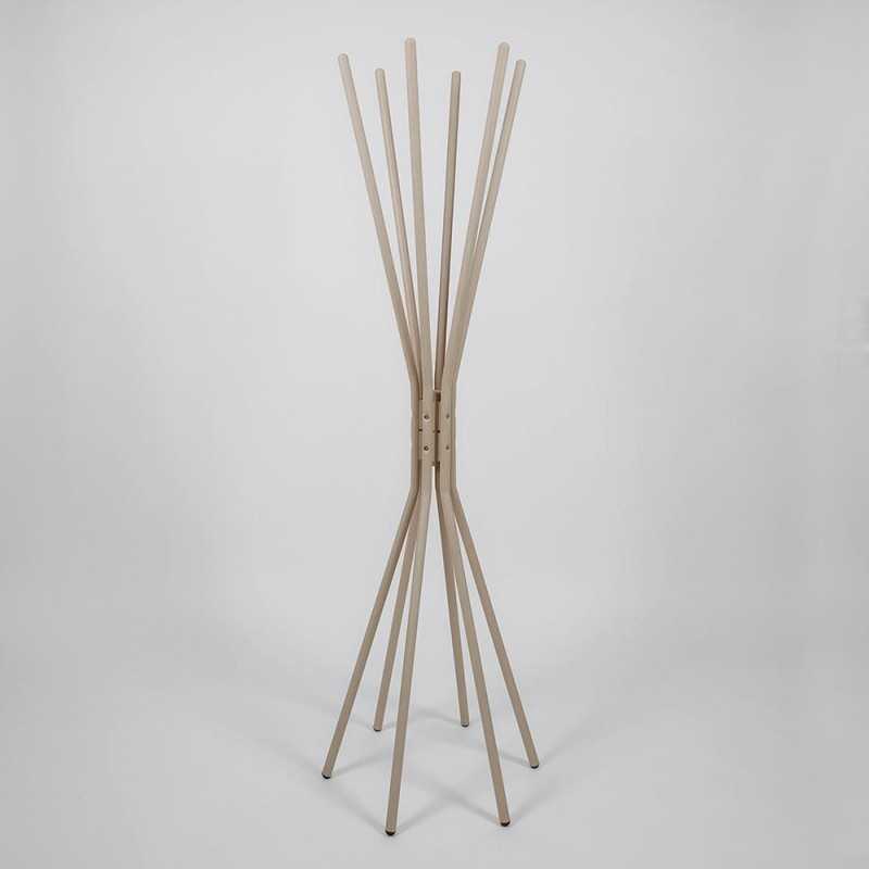 Mikado - Appendiabiti Caimi design finitura legno struttura in acciaio