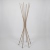 Mikado - Appendiabiti Caimi design finitura legno struttura in acciaio