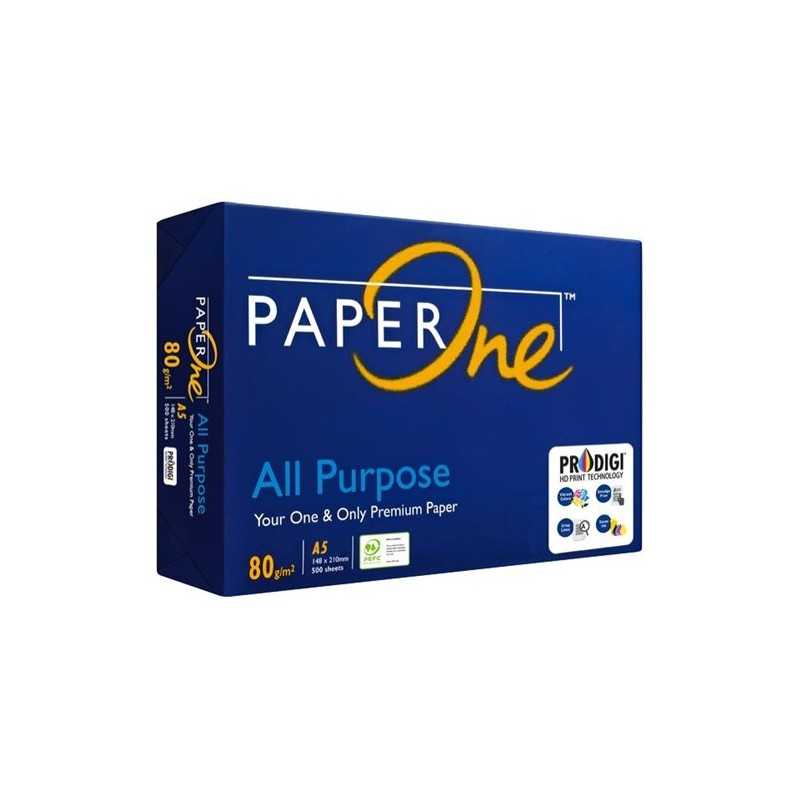 Carta A5 80gr per Ricette Mediche - PaperOne Box 10 Risme