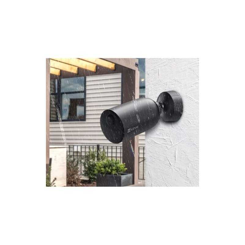 CS-EB3 Ezviz - Telecamera con batteria 2K 3MP, visione notturna, allarme acustico e luminoso, controllo vocale APP