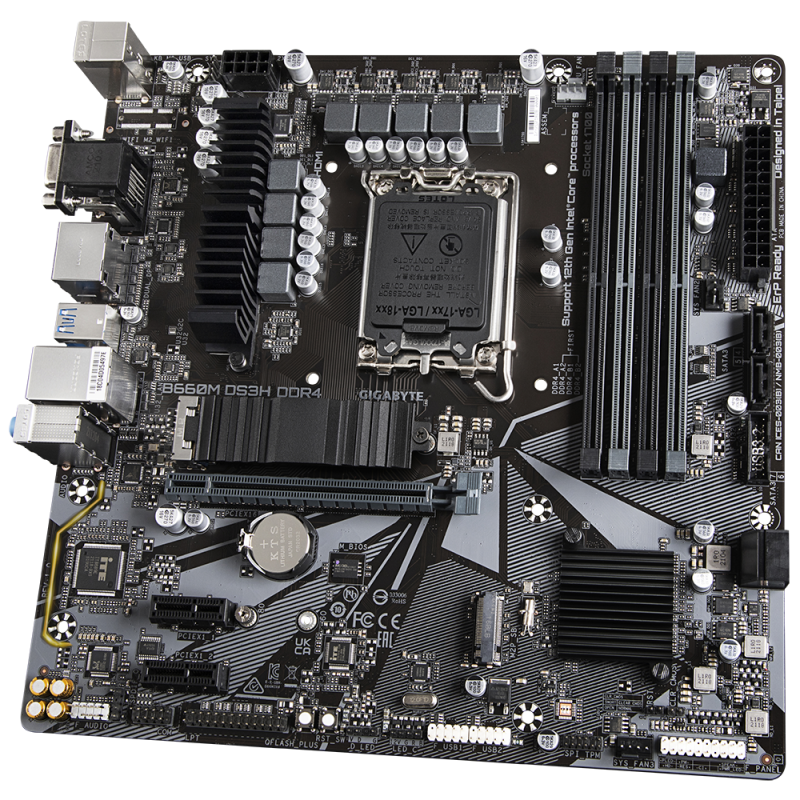 Scheda Madre LGA1700 Gigabyte B660M DS3H DDR4 Micro Atx 12th