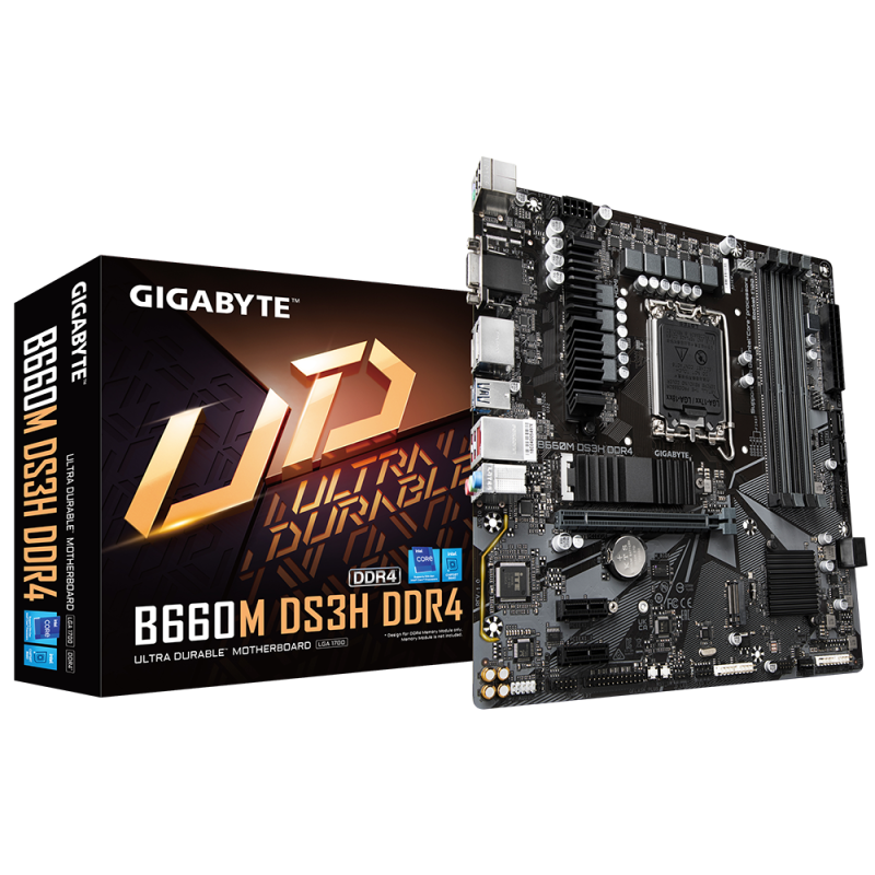 Scheda Madre LGA1700 Gigabyte B660M DS3H DDR4 Micro Atx 12th