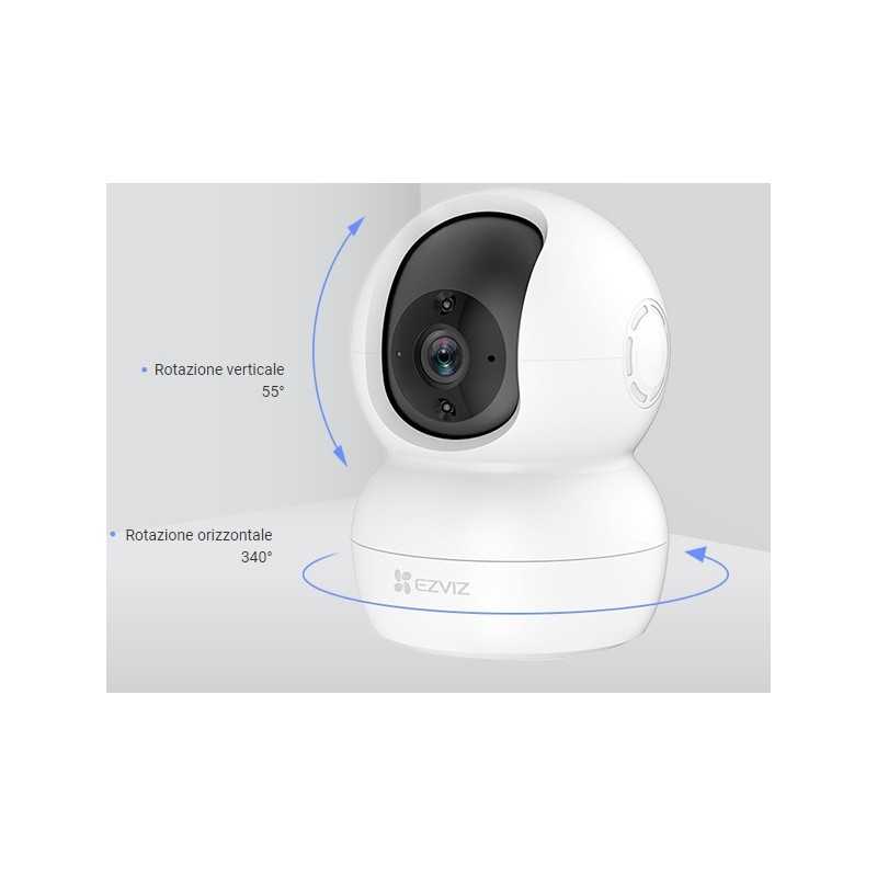 Ezviz - Smart Home Telecamera TY2 motorizzata Wifi con App 1080p 360° Motion detect