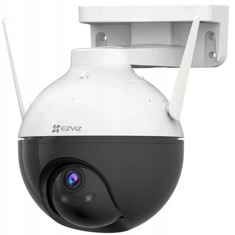Ezviz C8T- Telecamera esterno WiFi motorizzata 360°, risoluzione 1080p FullHD, microfono integrato