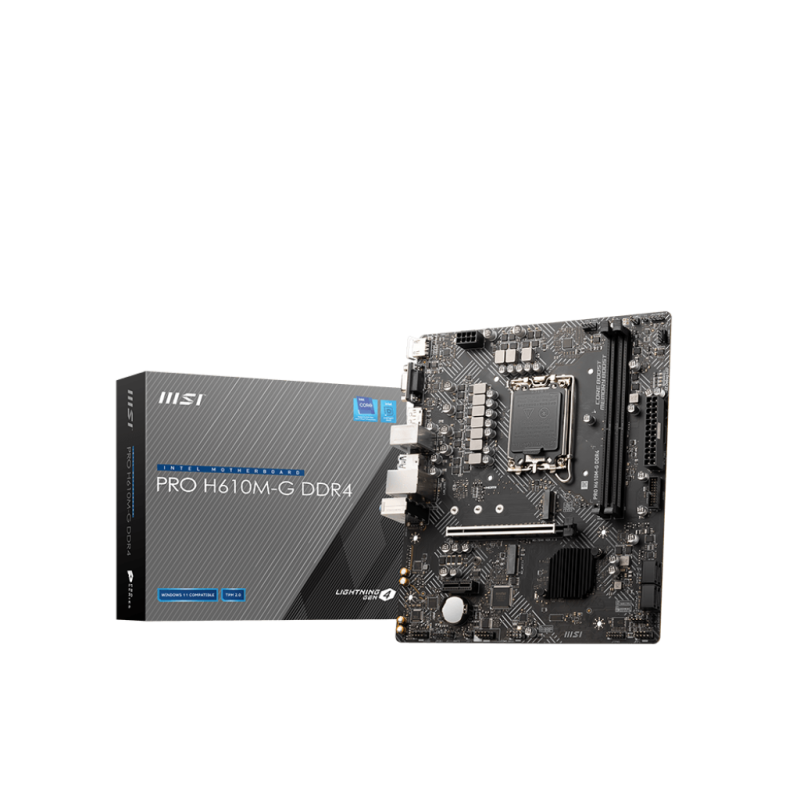 Scheda Madre LGA1700 MSI PRO H610M-G DDR4