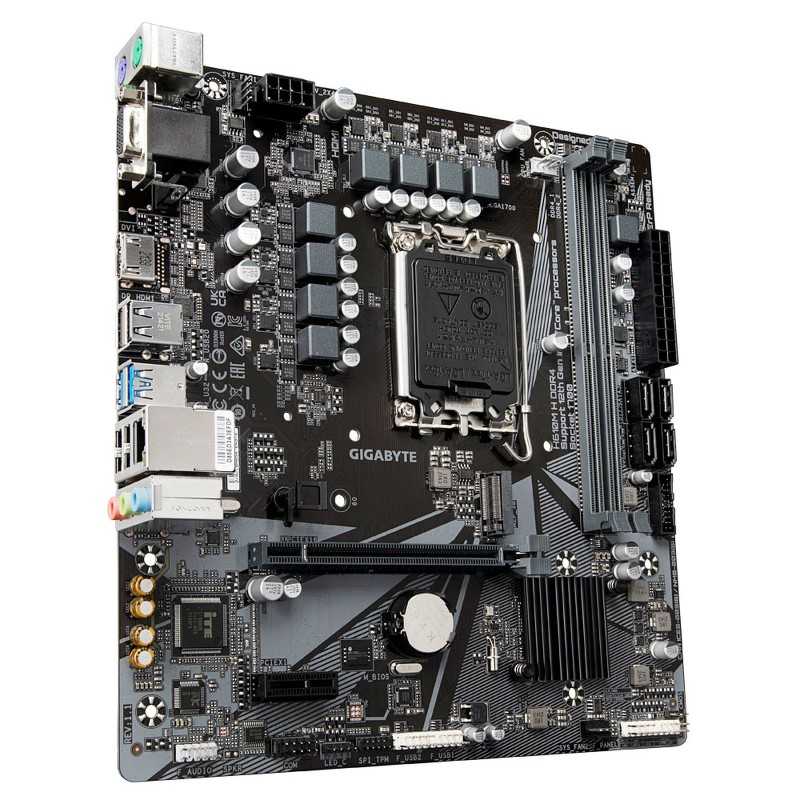 Scheda madre LGA1700 H610M H DDR4 Rev 1.3 Micro Atx Intel12th M2 HDMI