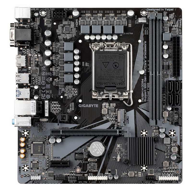 Scheda madre LGA1700 H610M H DDR4 Rev 1.3 Micro Atx Intel12th M2 HDMI