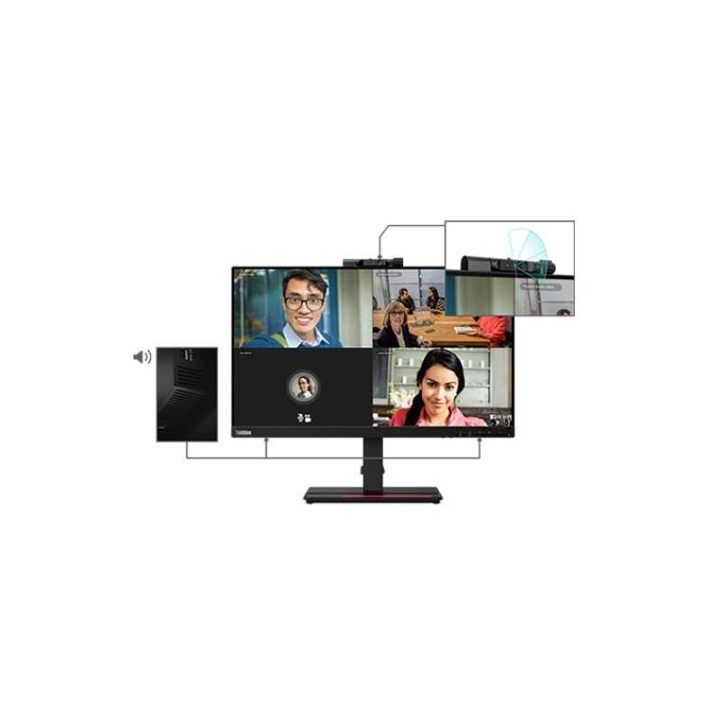 Monitor T24v-20 24" FHD HDMI VGA DP, Microfono, Webcam, Speakers multimediale