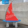Gioco a molla " Surf " in polietilene da esterno per parchi, asili, ville giardino