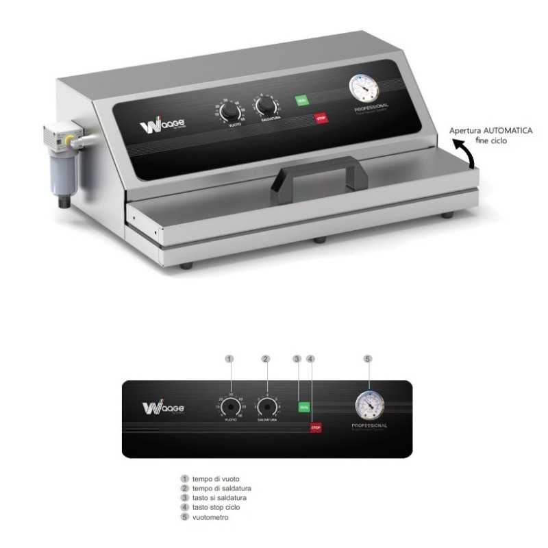 Confezionatrice sottovuoto SV-FOOD ad Estrazione esterna