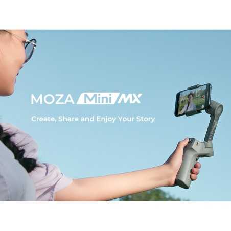 MOZA MINI MX - Stabilizzatore motorizzato 3 assi cardanico foto video per smartphone iphone