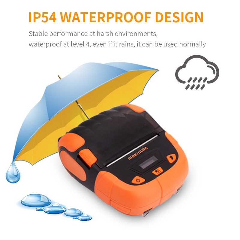 RPP320 - Stampante etichette mobile 80mm termica wifi bluetooth usb