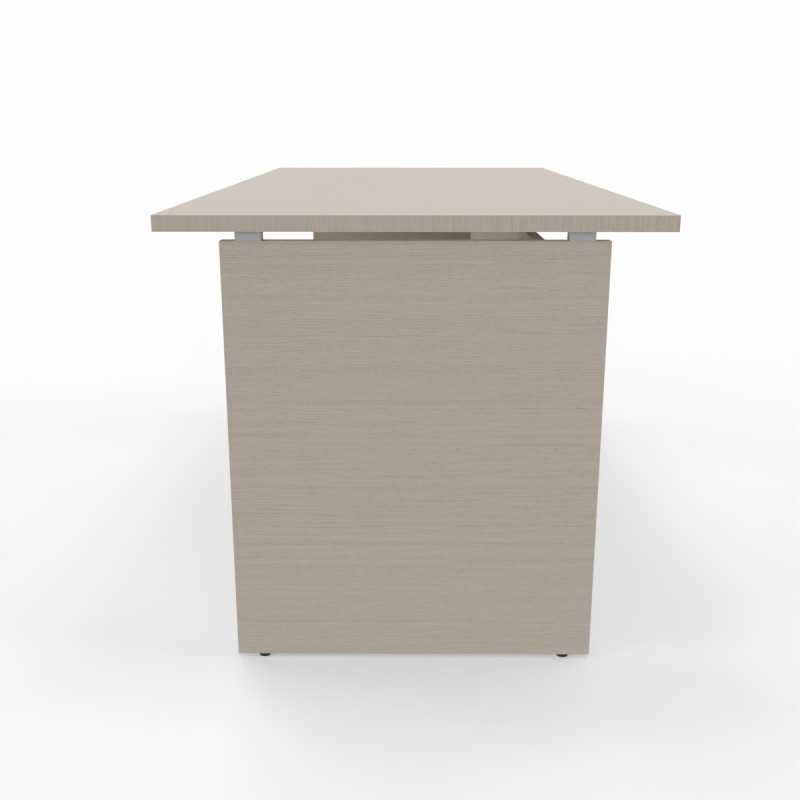 Scrivania Teko 160 x 80 casa ufficio in melaminico Officè colore Rovere Portofino