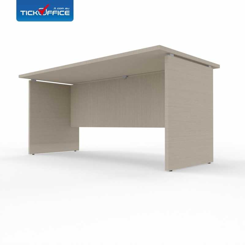 Scrivania Teko 160 x 80 casa ufficio in melaminico Officè colore Rovere Portofino