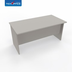 Scrivania 140 x 80 Teko casa ufficio in melaminico Officè colore Grigio Dorian