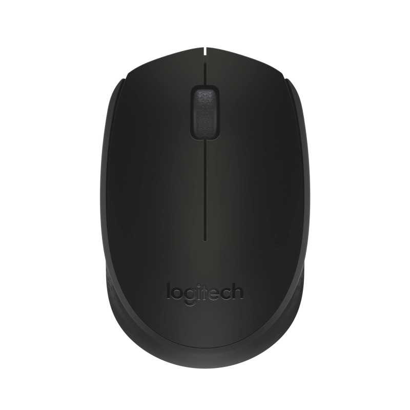 Logitech - M171 mouse wireless usb fino a 10m, 3 pulsanti, pratico e compatto