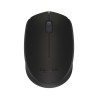 Logitech - B100 mouse usb ambidestro, 3 pulsanti, scorrimento a scatti, cavo 180cm