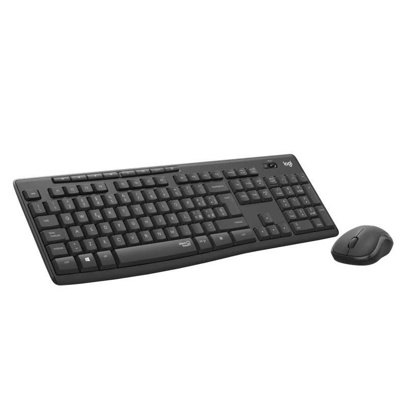 Logitech - MK295 tastiera e mouse silent wireless combo fino a 10m
