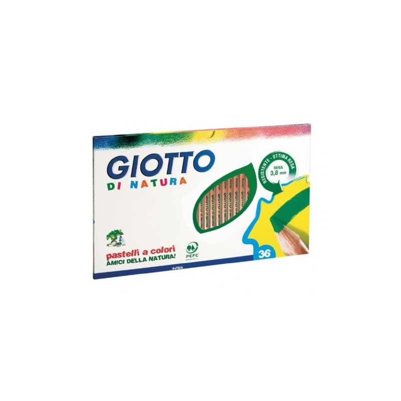 Giotto - Pastelli colori assortiti - Confezione da 36 pz