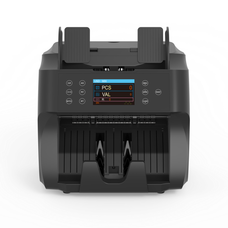 ST-1330B Conta verifica banconote 100% certificato BCE Mix value counting con TFT display colori