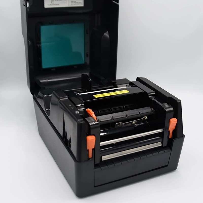 Stampante etichettatrice termica e termico diretta con ribbon usb rete lan