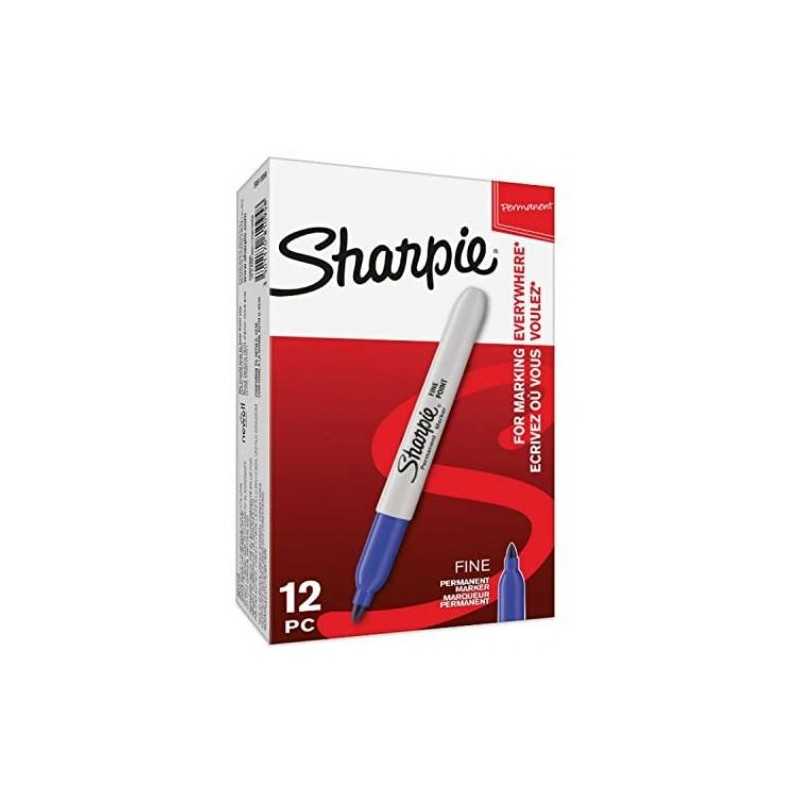 Sharpie - Marker indelebile punta fine - colore Blu