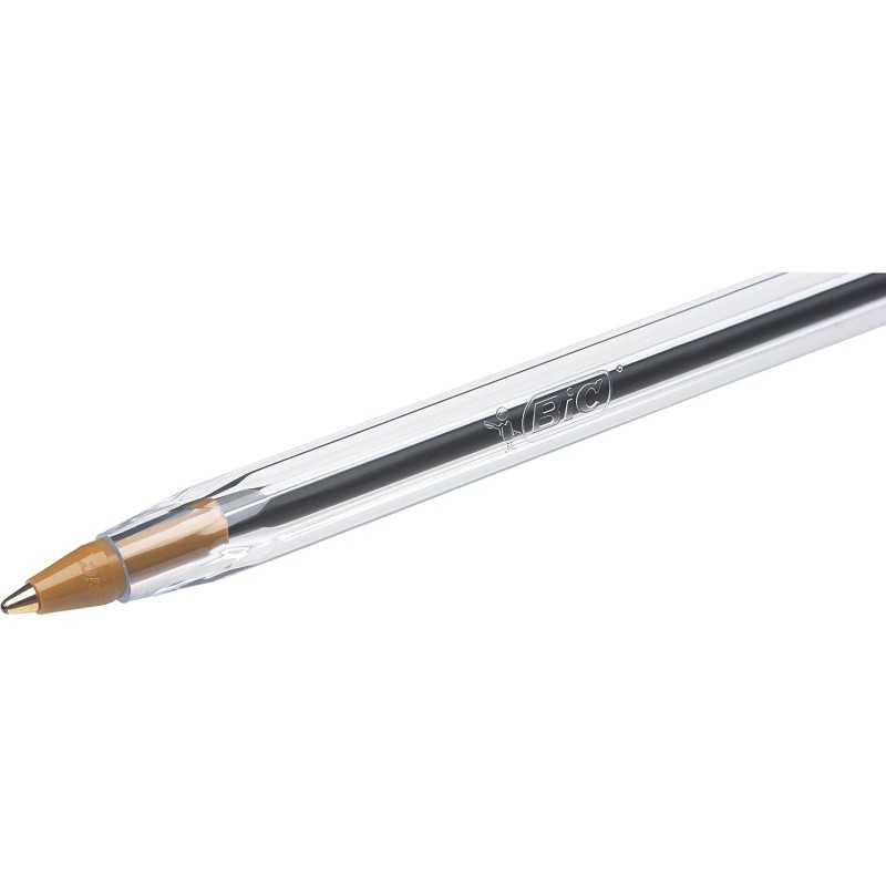 BIC Cristal Original 1.0 mm Nera - 50 Pezzi - Punta Media